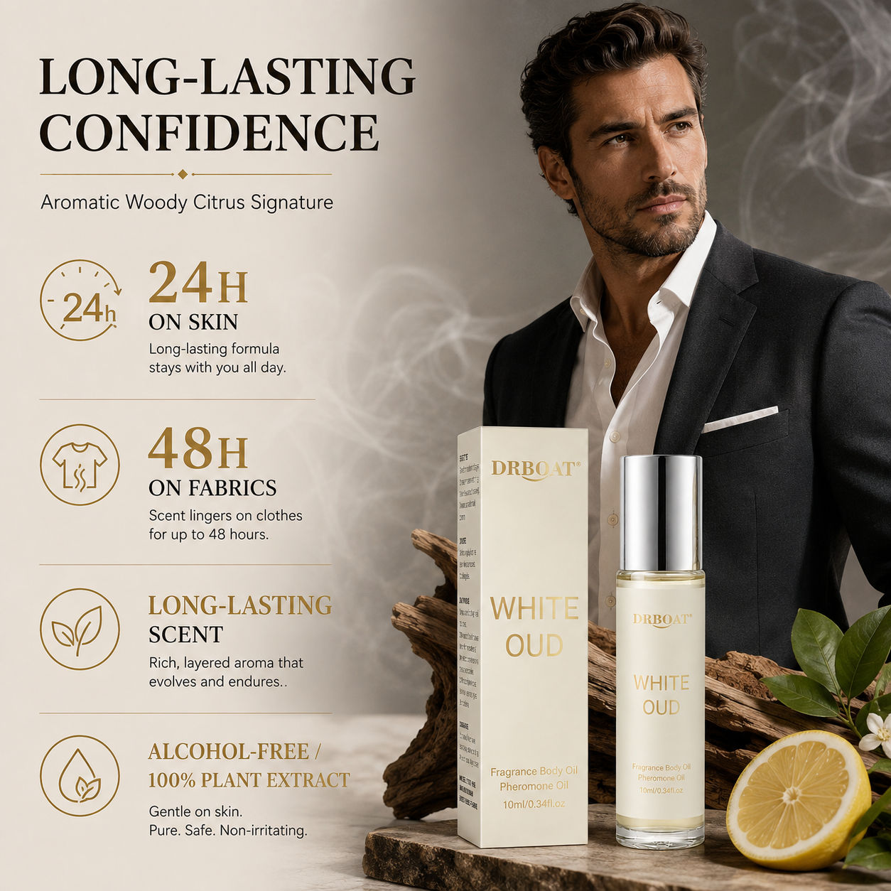 Men Roll-on Perfume Oil,Fresh  - Perfume Alcohol Fragrance ulasan dan harga