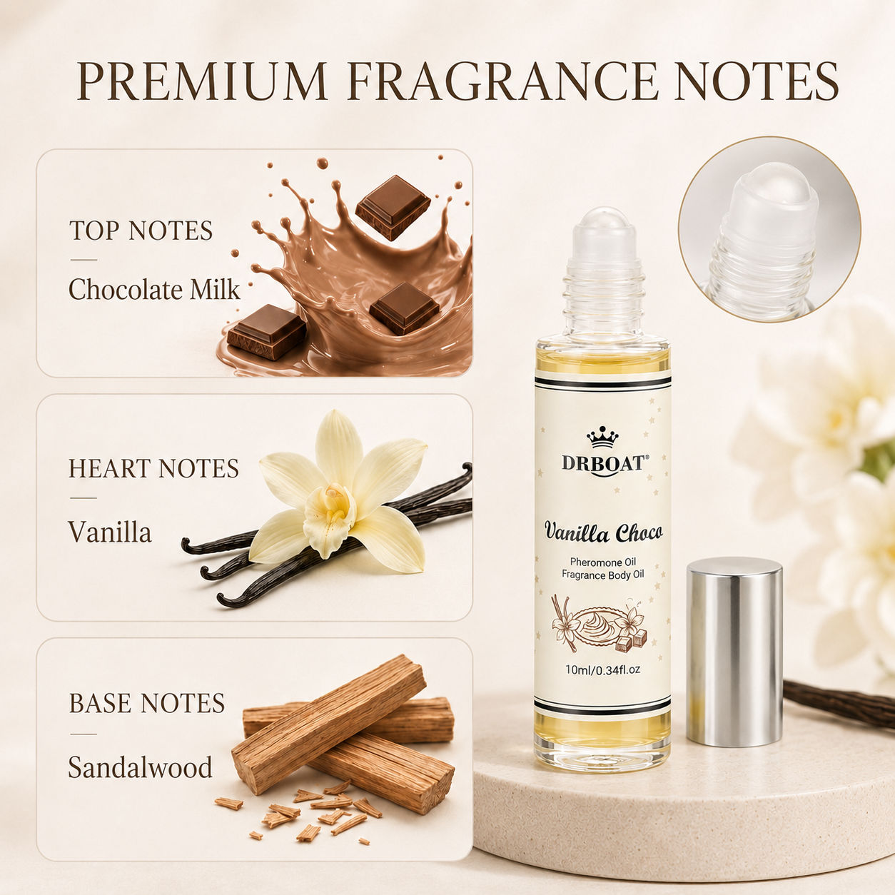 Women Vanilla Choco Sandalwood - Perfume Fragrance Oil ulasan dan harga