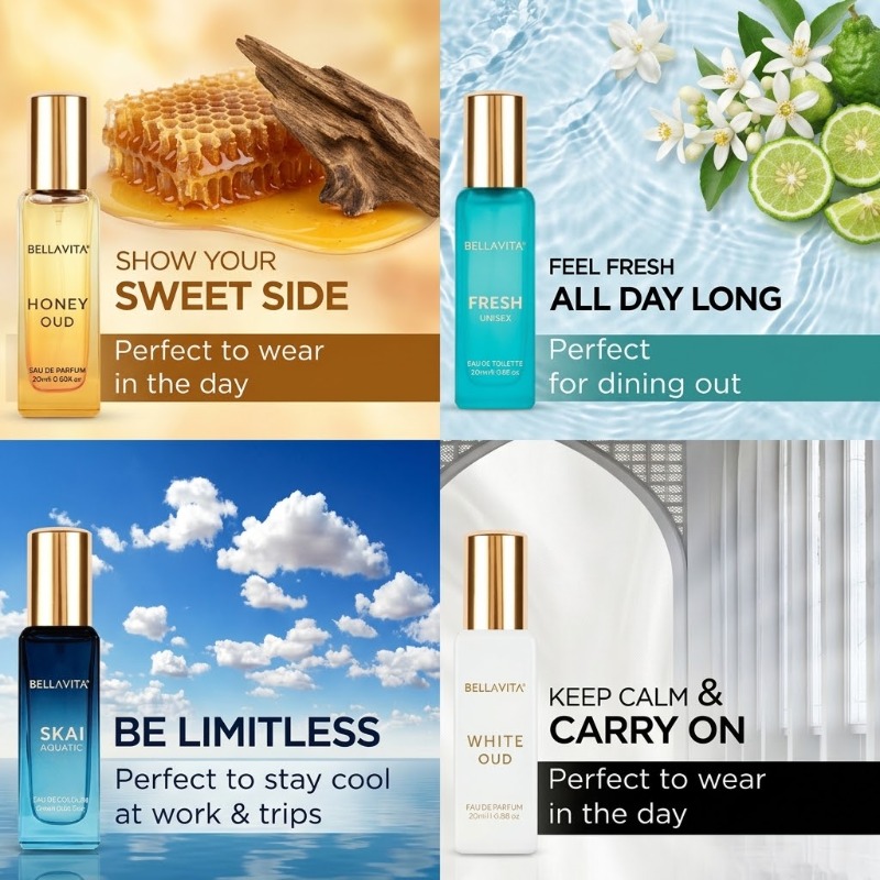 20ML x4 Unisex Perfume Gift Se - The Collection Perfume Fragrance ulasan dan harga