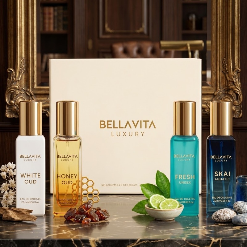 20ML x4 Unisex Perfume Gift Se - The Collection Perfume Fragrance ulasan dan harga